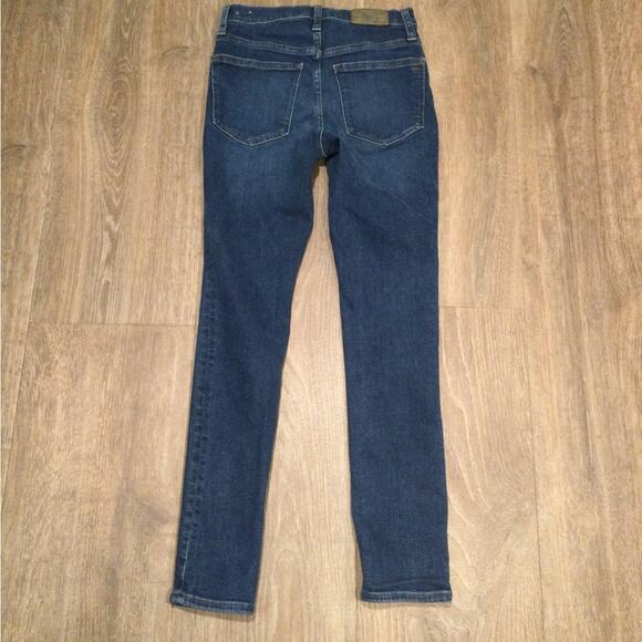 Madewell 9” Mid-Rise Skinny denim jeans 24 - Picture 3 of 7